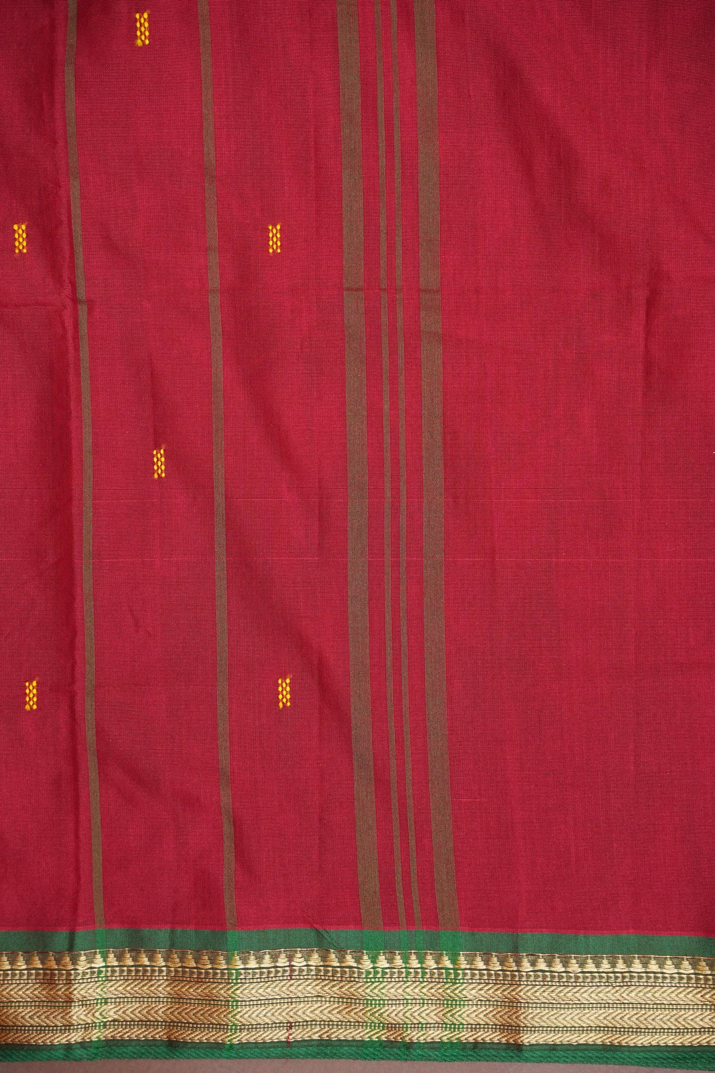 Soft Chettinad Cotton Saree - Red