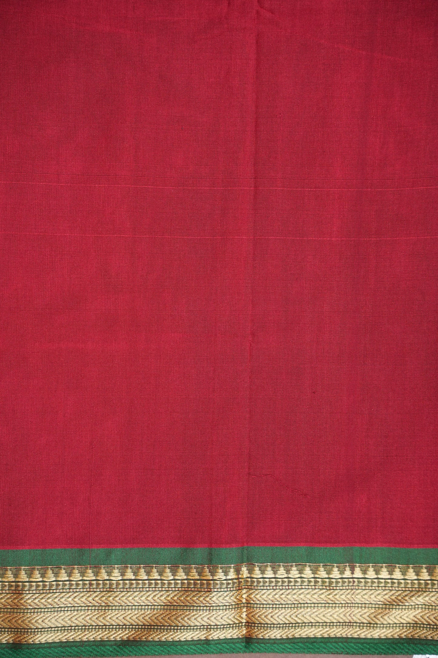 Soft Chettinad Cotton Saree - Red