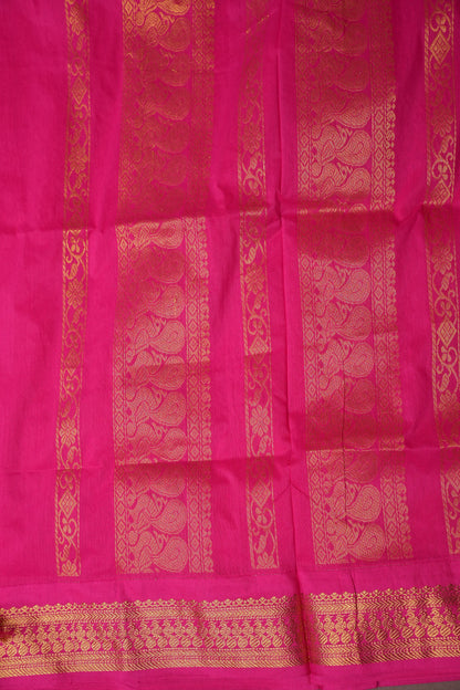 Kalyani Cotton Silk Saree - Baby Pink