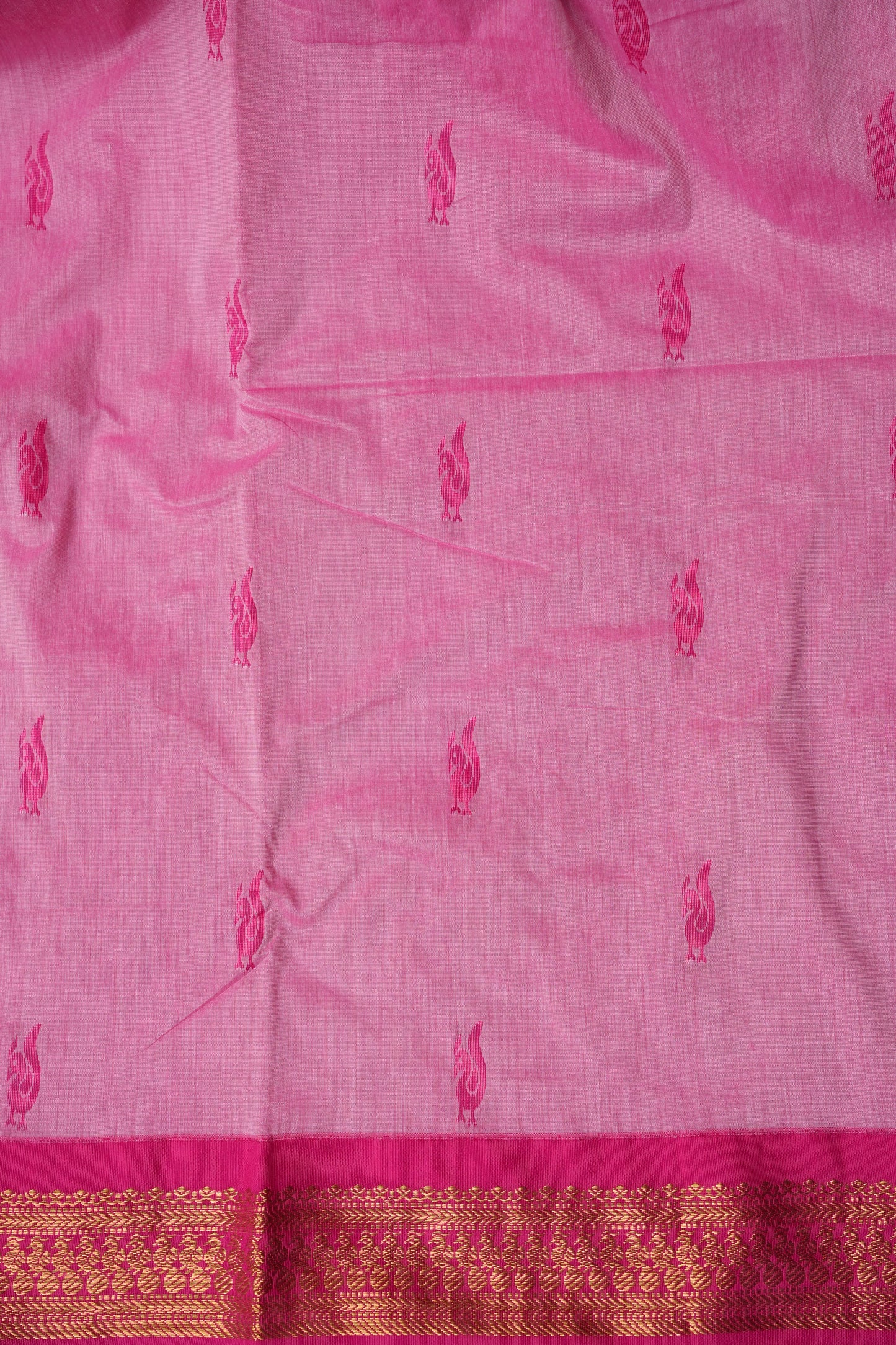 Kalyani Cotton Silk Saree - Baby Pink