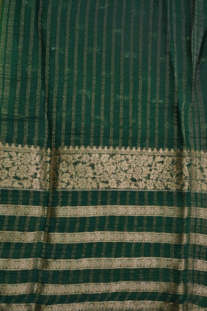 Georgette Crepe Sarees - Mustard