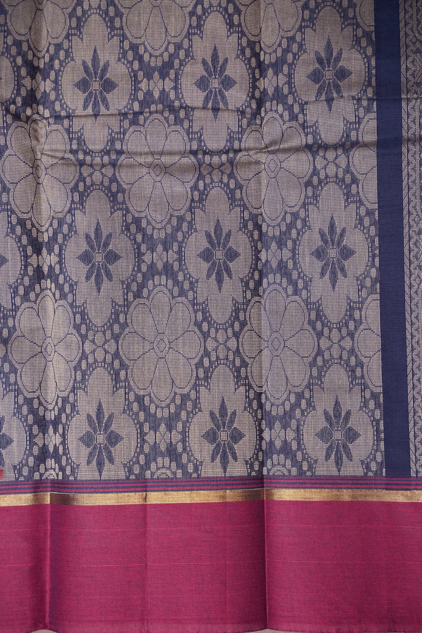 Chettinad Cotton Saree - Blue