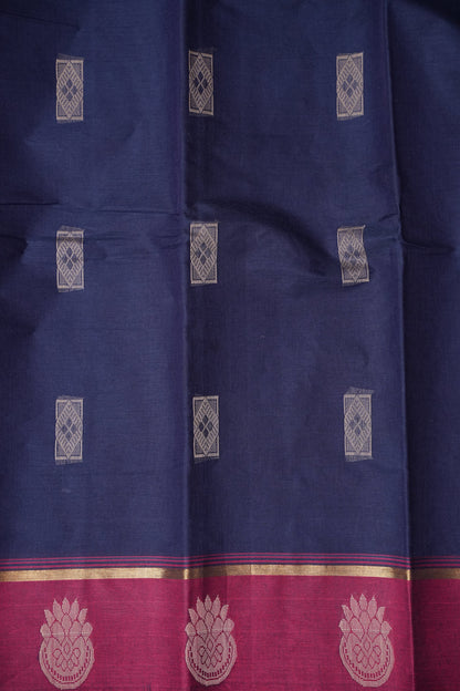 Chettinad Cotton Saree - Blue