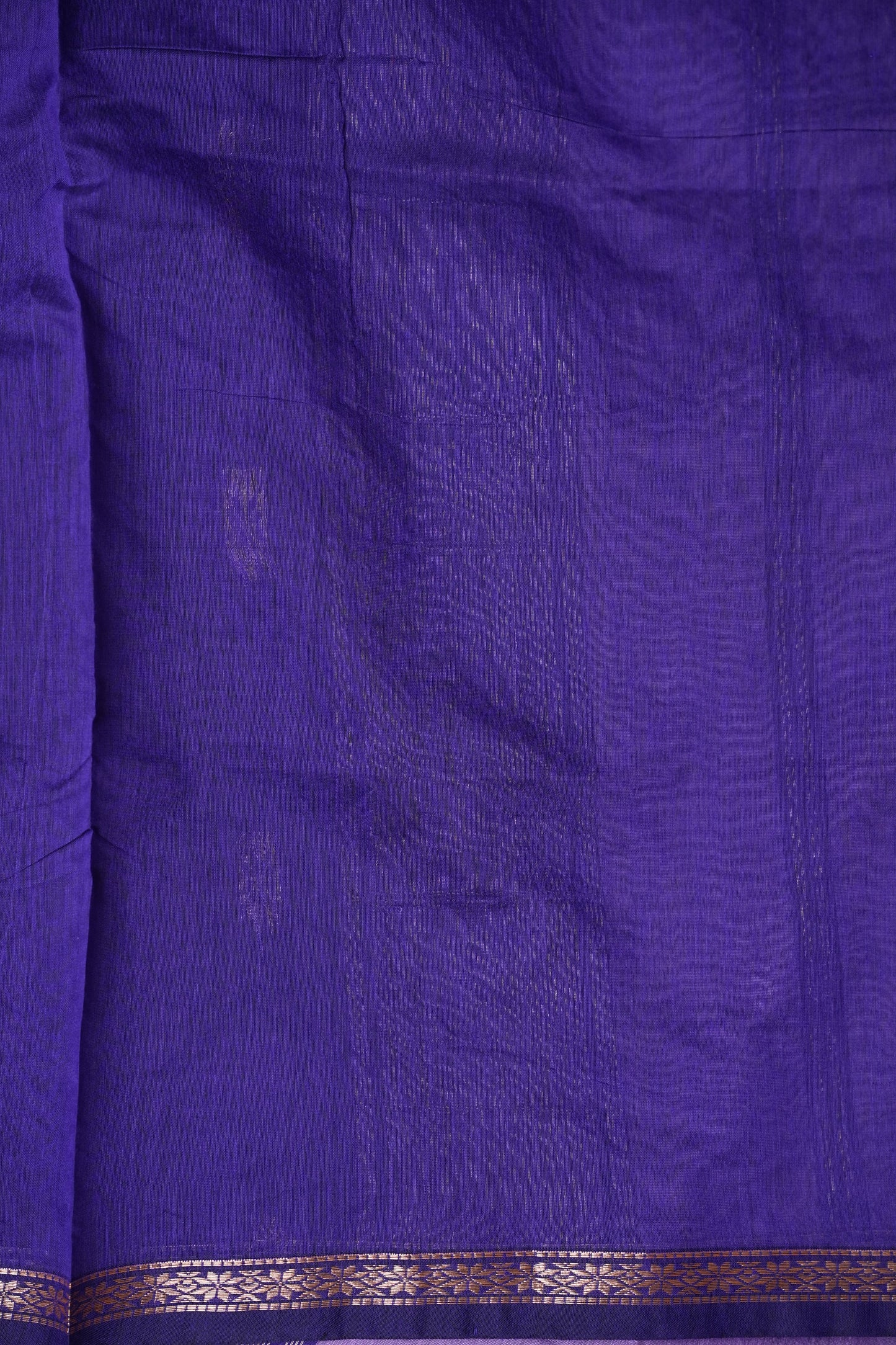 Maheshwari Silk Cotton Saree - Purple