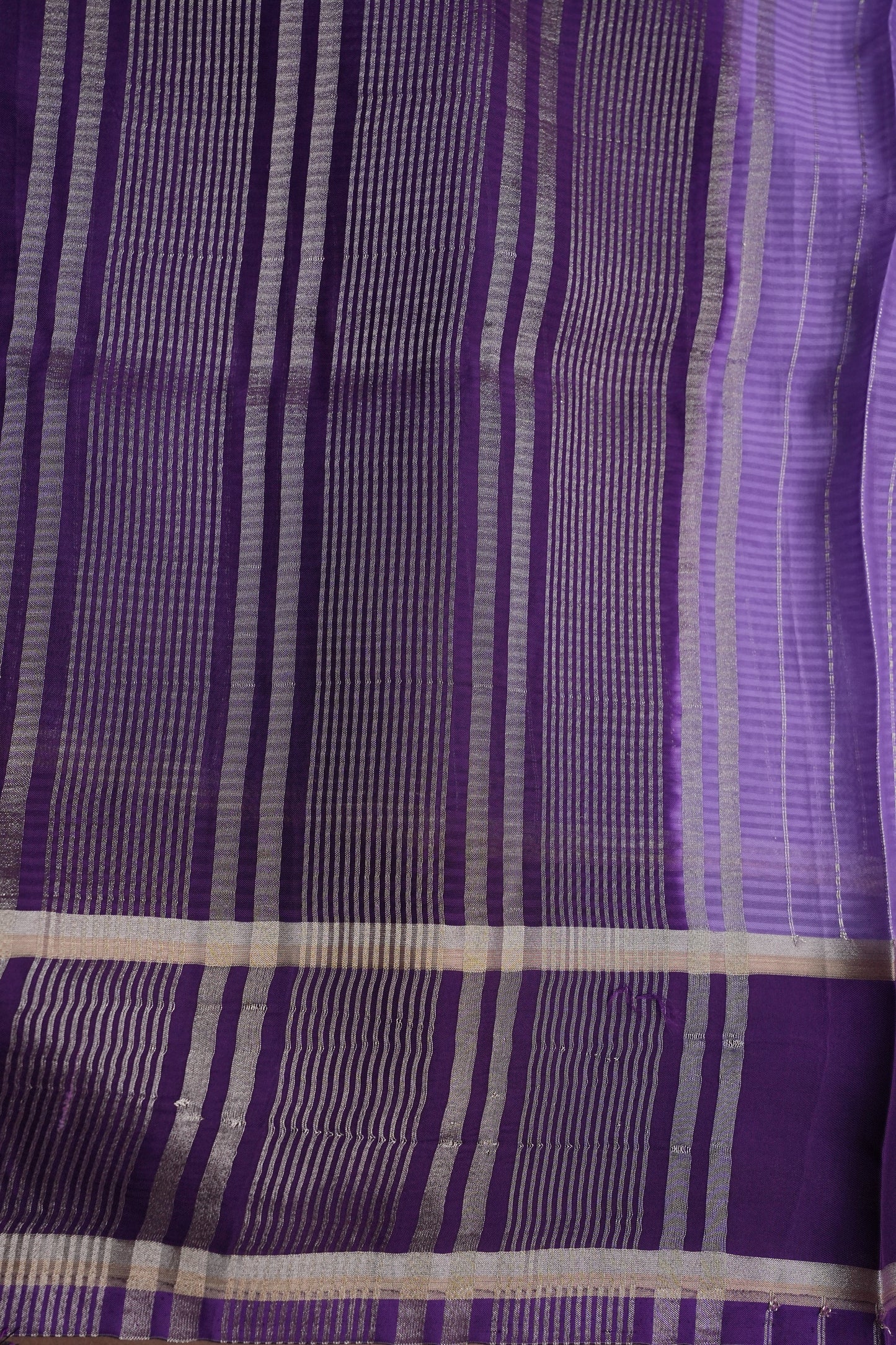 Crepe Silk Saree - Lavender