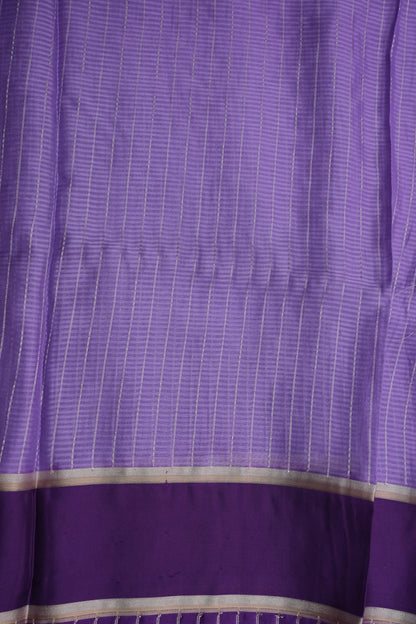 Crepe Silk Saree - Lavender