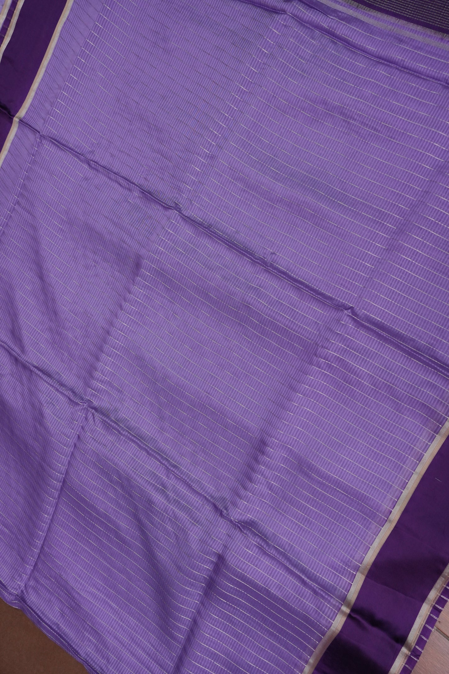 Crepe Silk Saree - Lavender