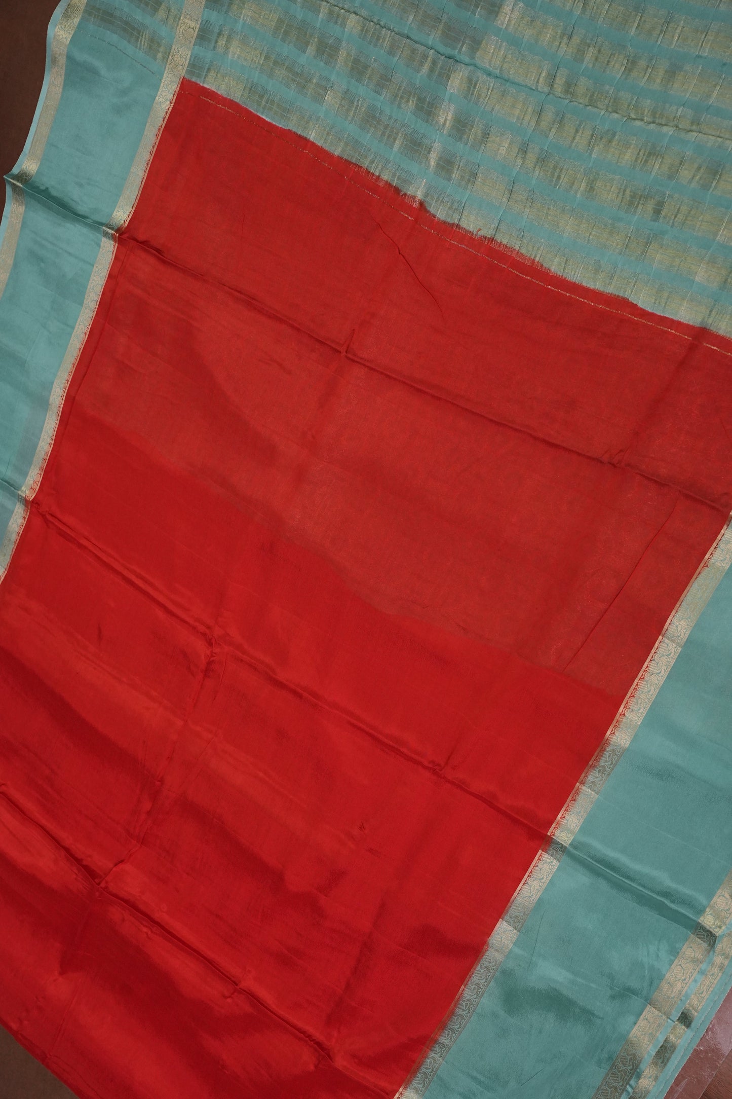 Crepe Silk Saree - Red