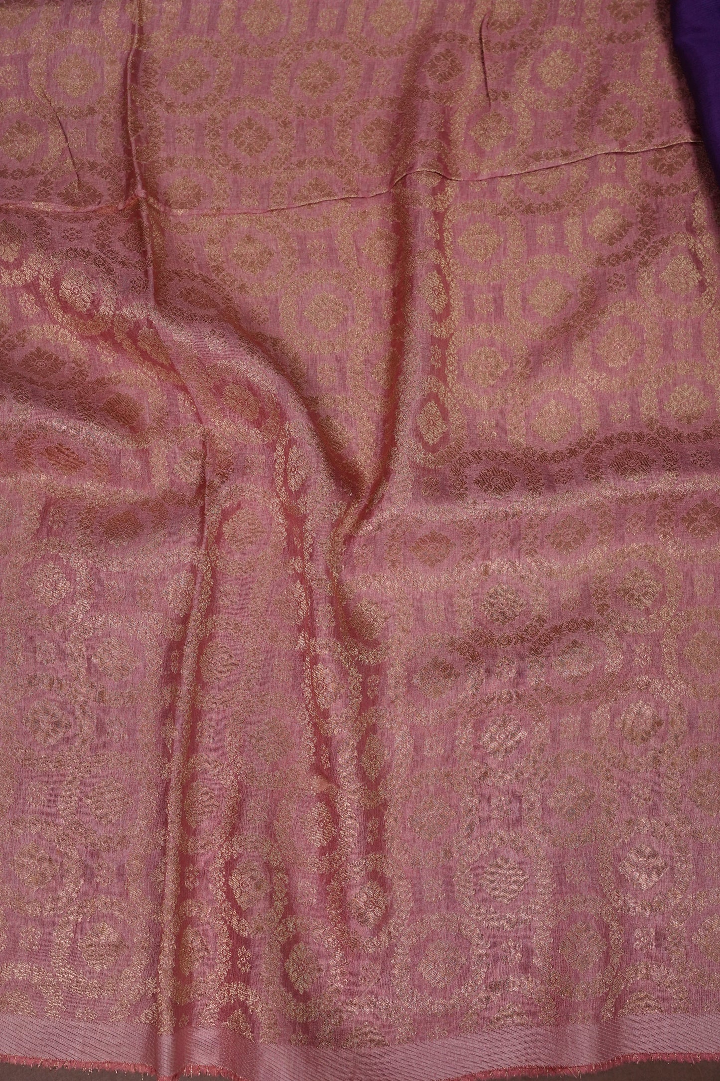 Crepe Silk Saree - Royal Purple