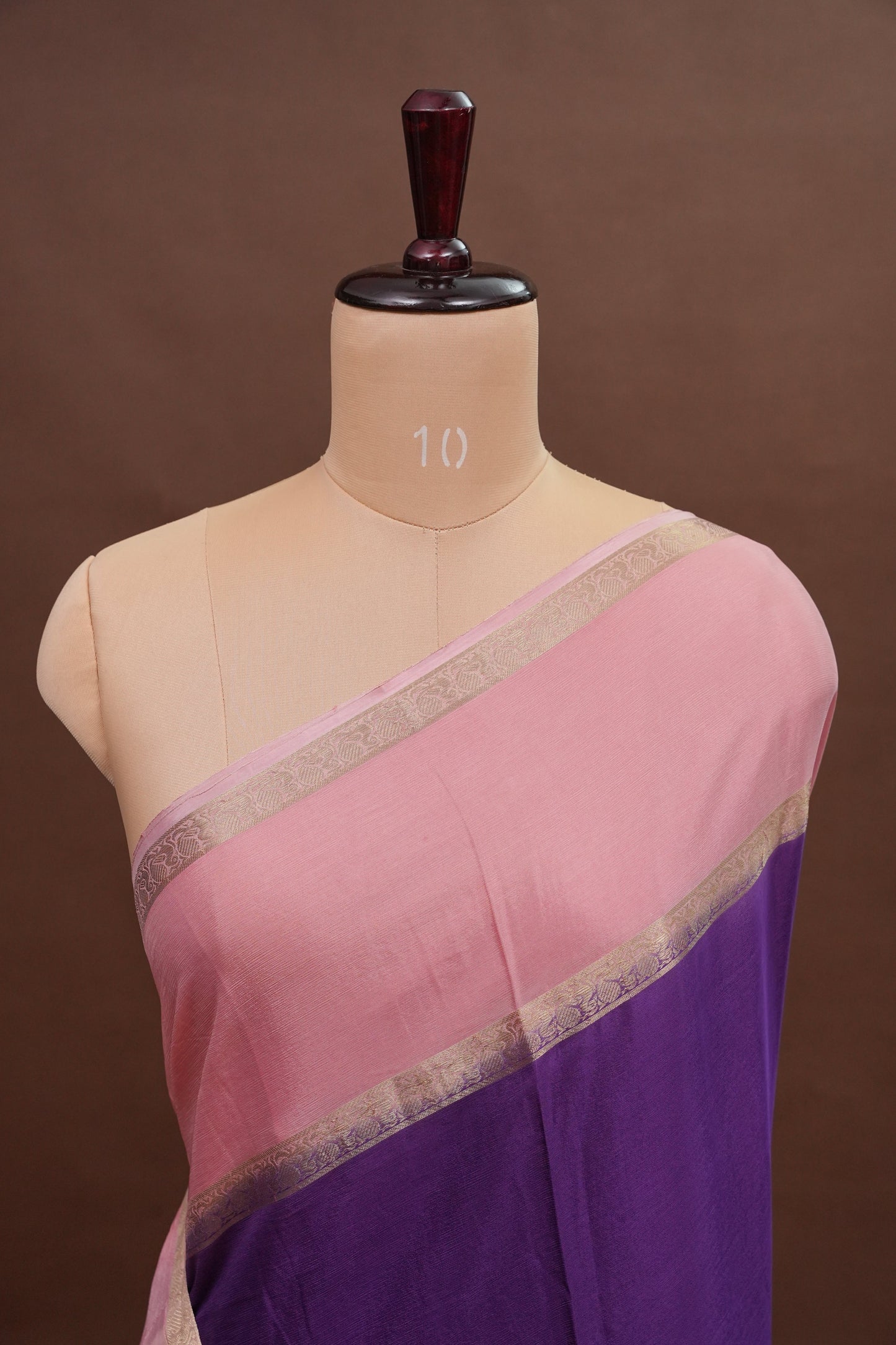 Crepe Silk Saree - Royal Purple
