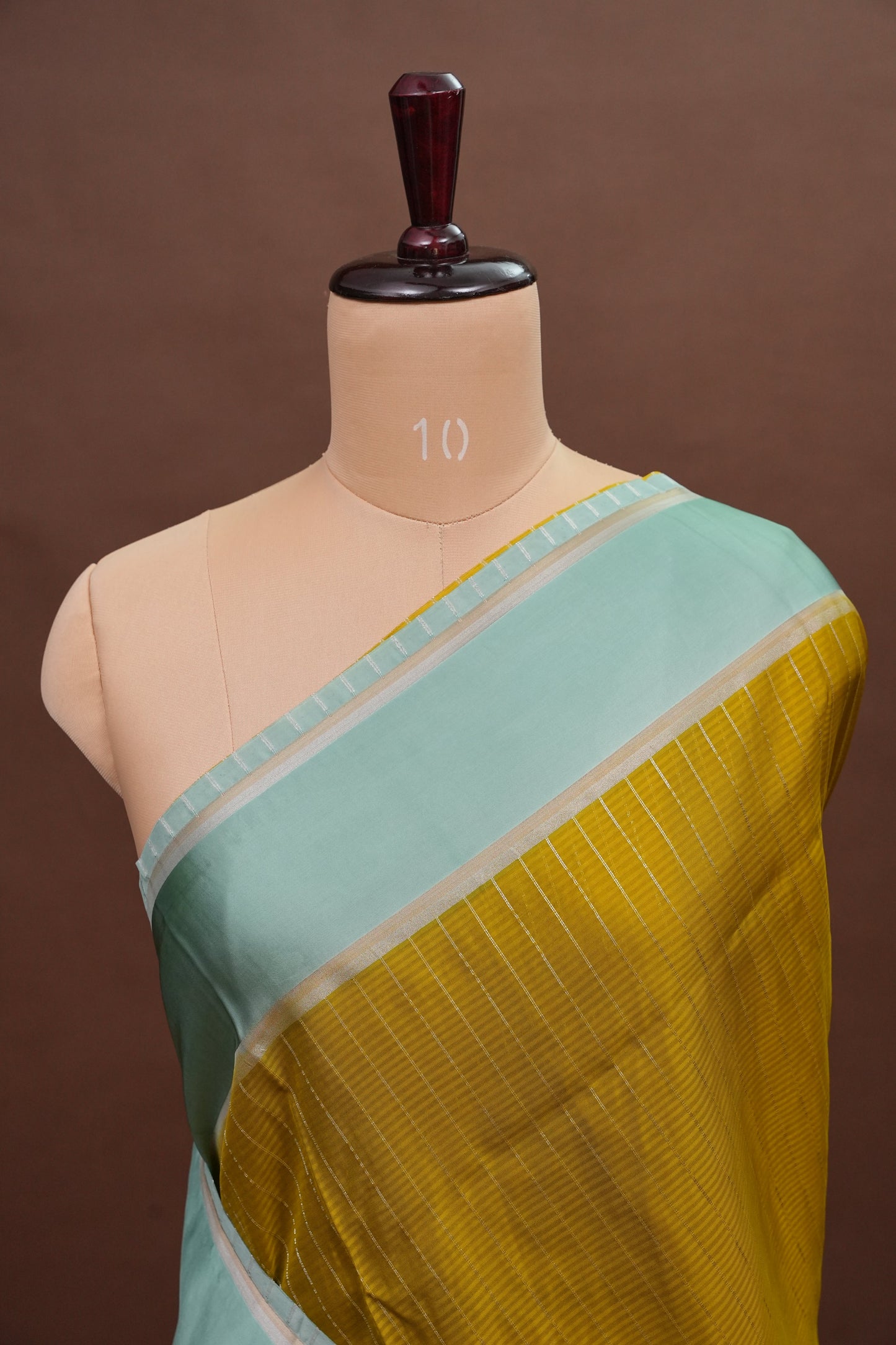 Crepe Silk Saree - Mehendi Green