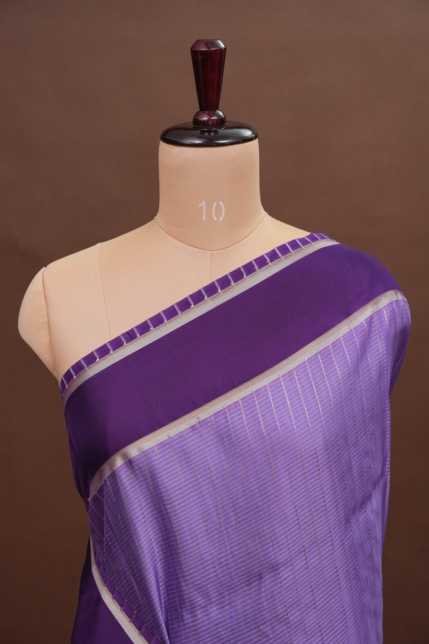 Crepe Silk Saree - Lavender