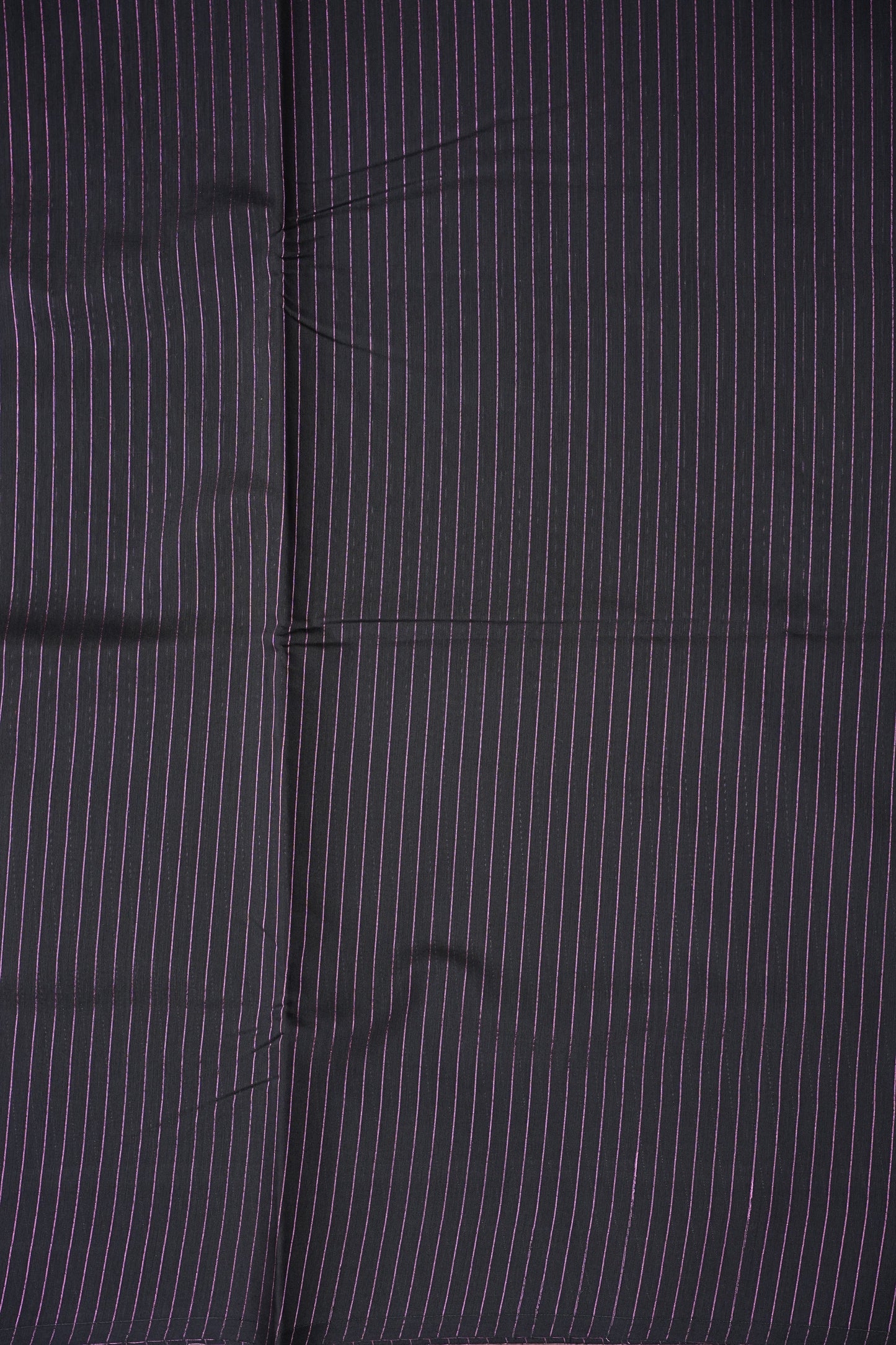 Tissued Silk Cotton Saree - Black and Rose Gold