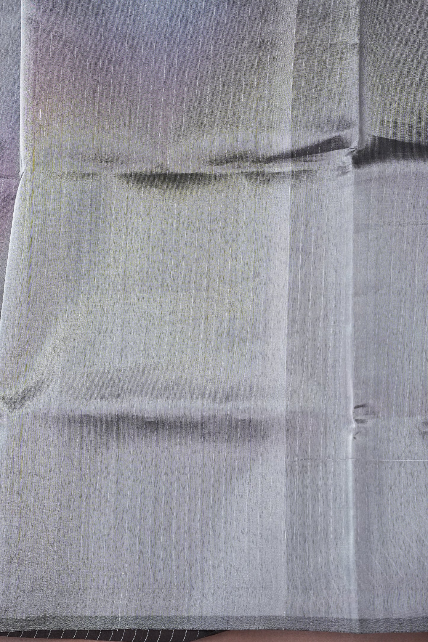 Tissued Silk Cotton Saree-Coffee and Silver