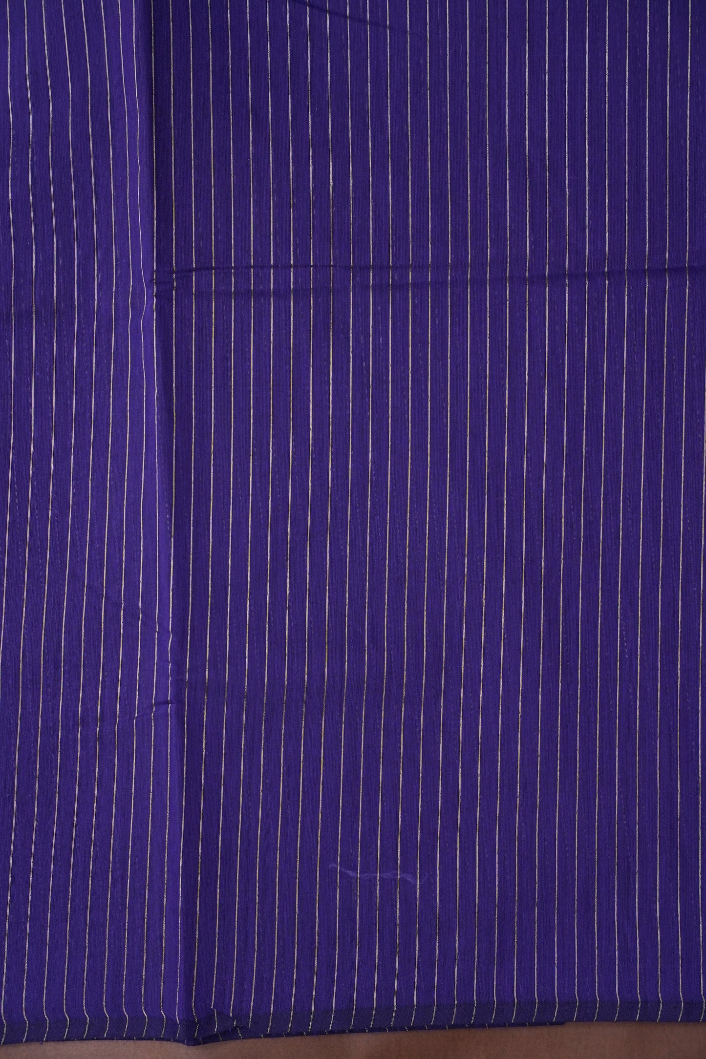Tissued Silk Cotton Saree - Blue and Silver