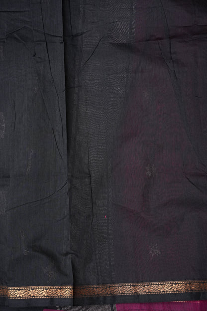 Maheshwari Silk Cotton Saree - Pink