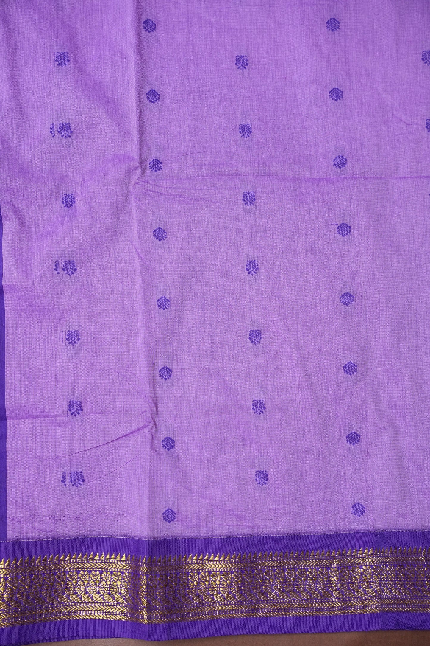 Kalyani Cotton Silk Saree - Purple