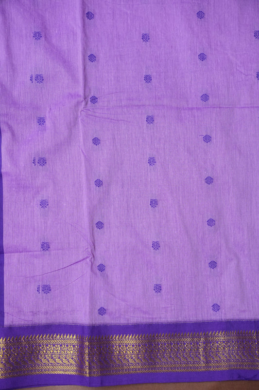 Kalyani Cotton Silk Saree - Purple