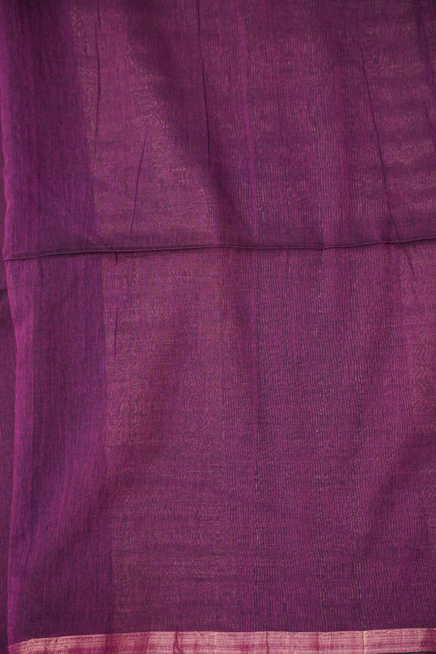 Soft Pure Cotton Saree - Wine