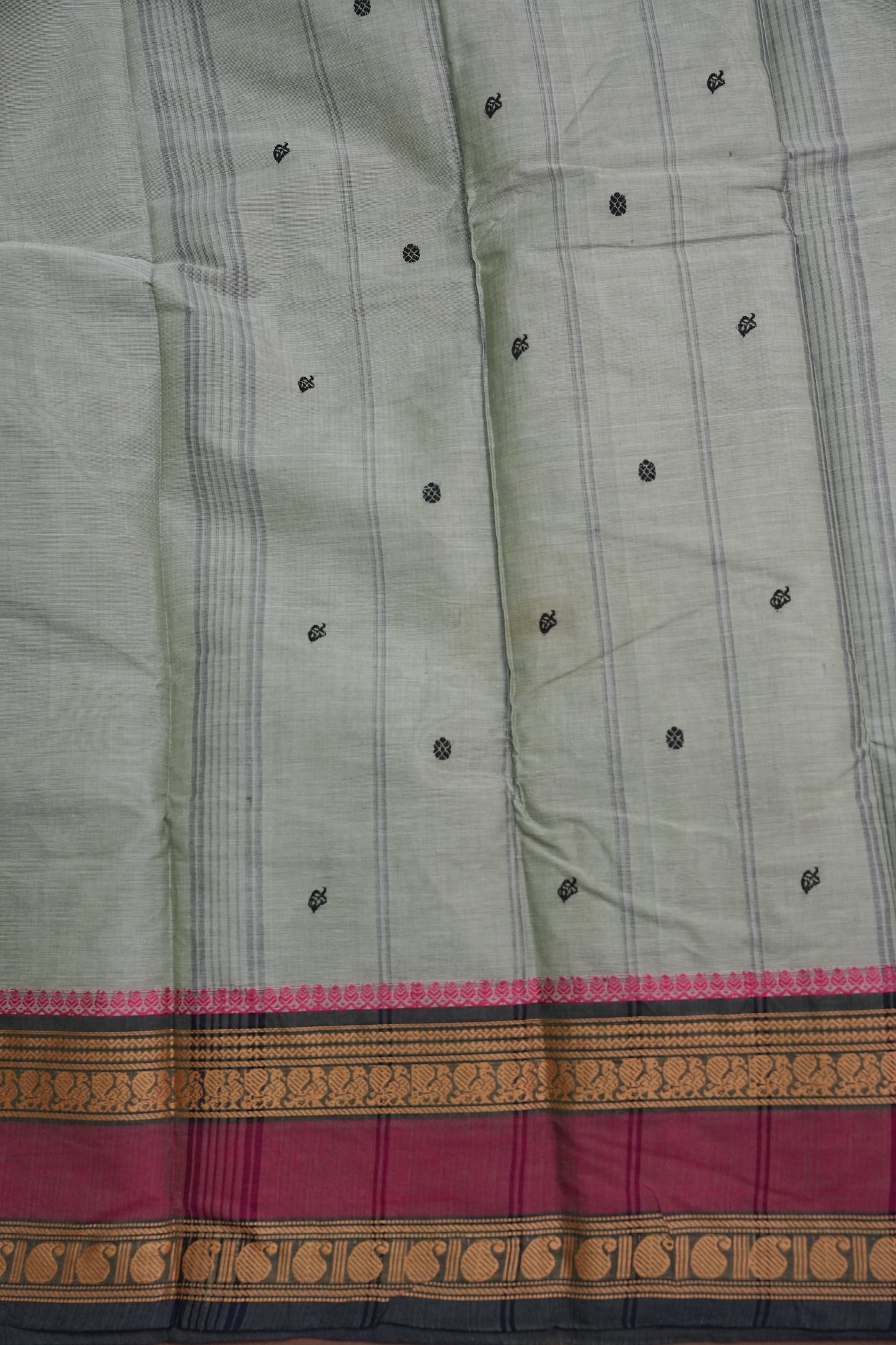 Kanchi Cotton Sarees - Grey