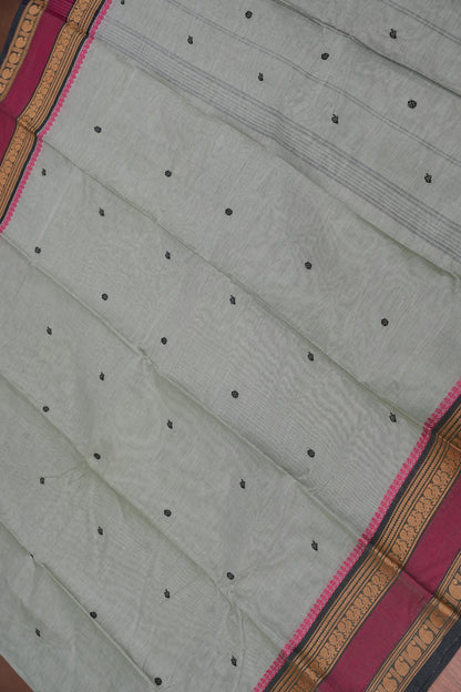 Kanchi Cotton Sarees - Grey