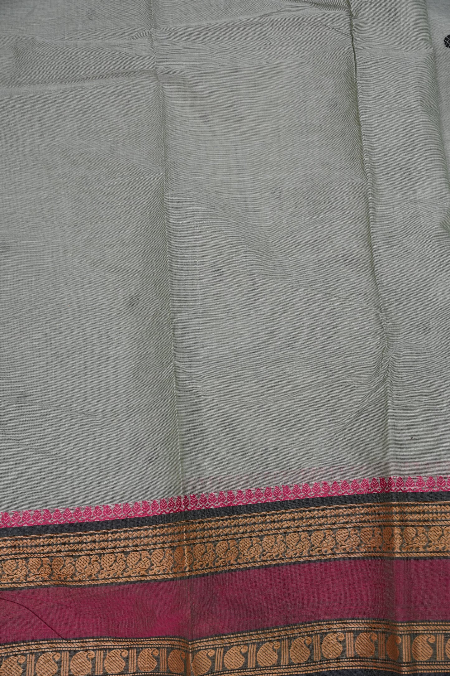 Kanchi Cotton Sarees - Grey