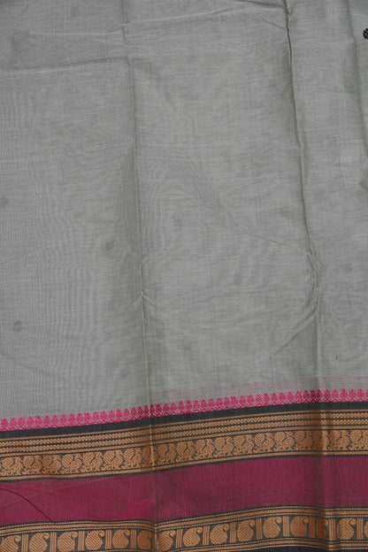 Kanchi Cotton Sarees - Grey