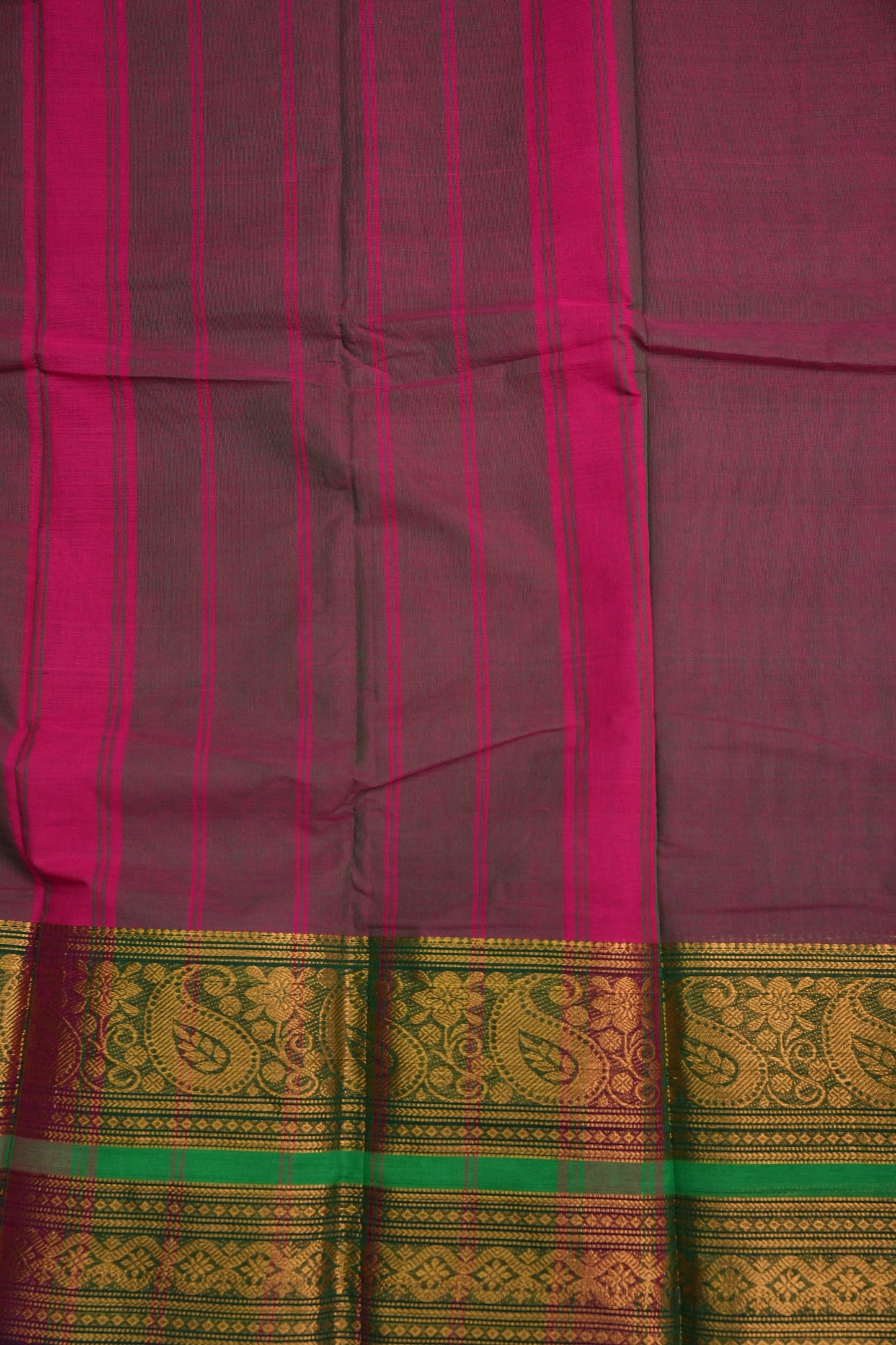 Kanchi Cotton Sarees - Purple & Blue