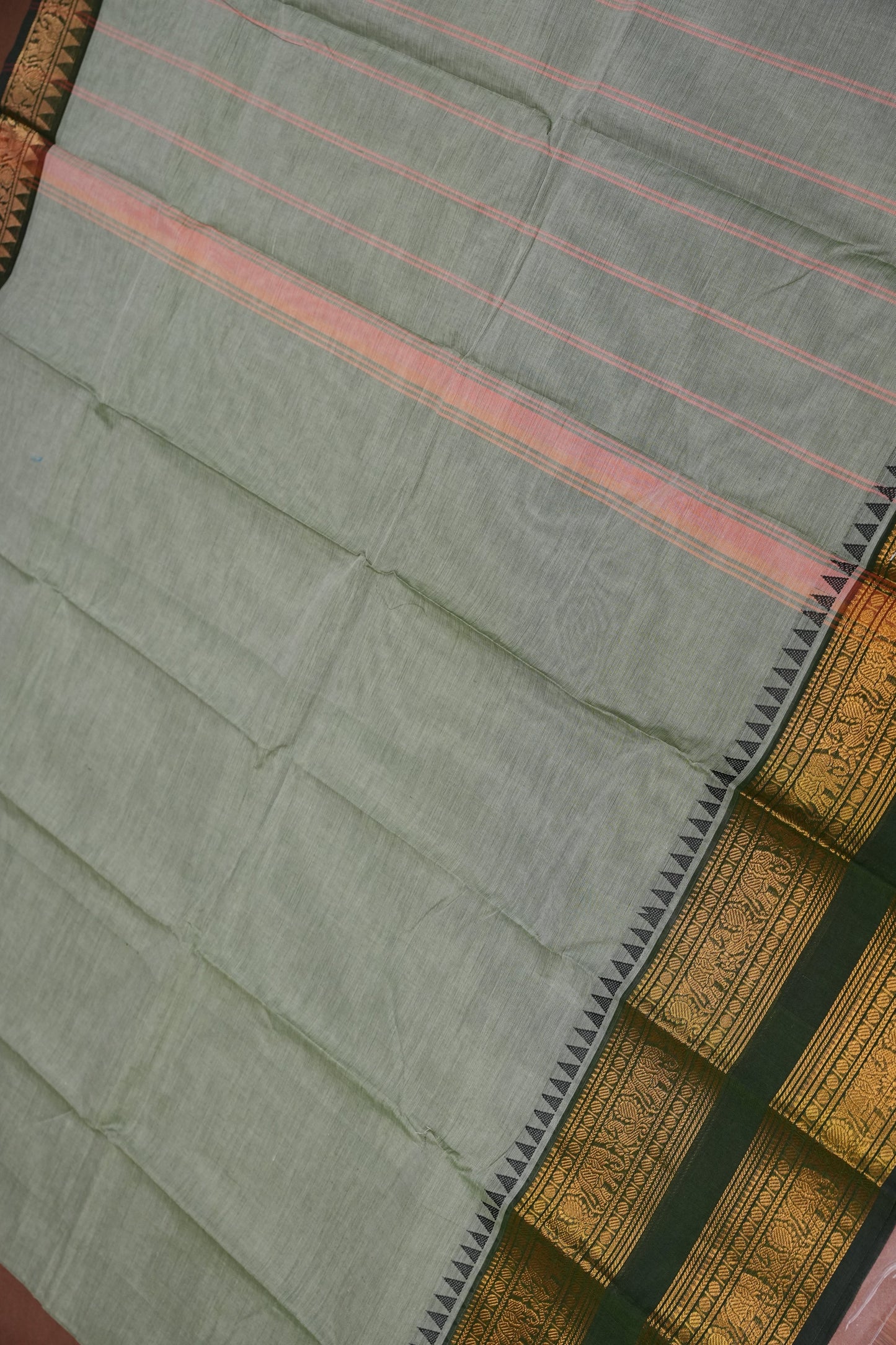 Kanchi Cotton Sarees - Grey