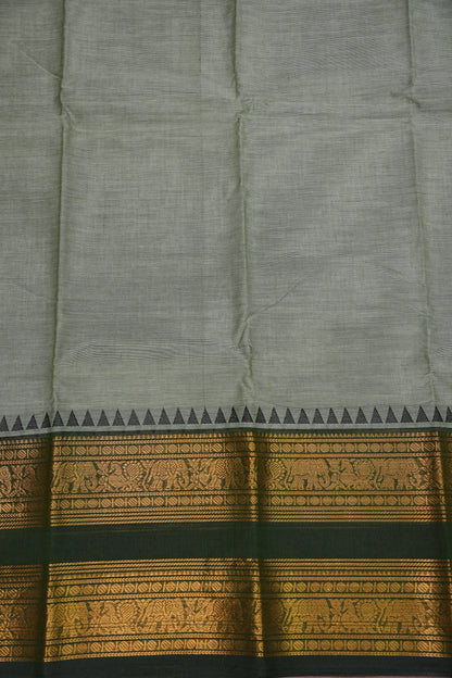 Kanchi Cotton Sarees - Grey