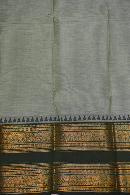 Kanchi Cotton Sarees - Grey