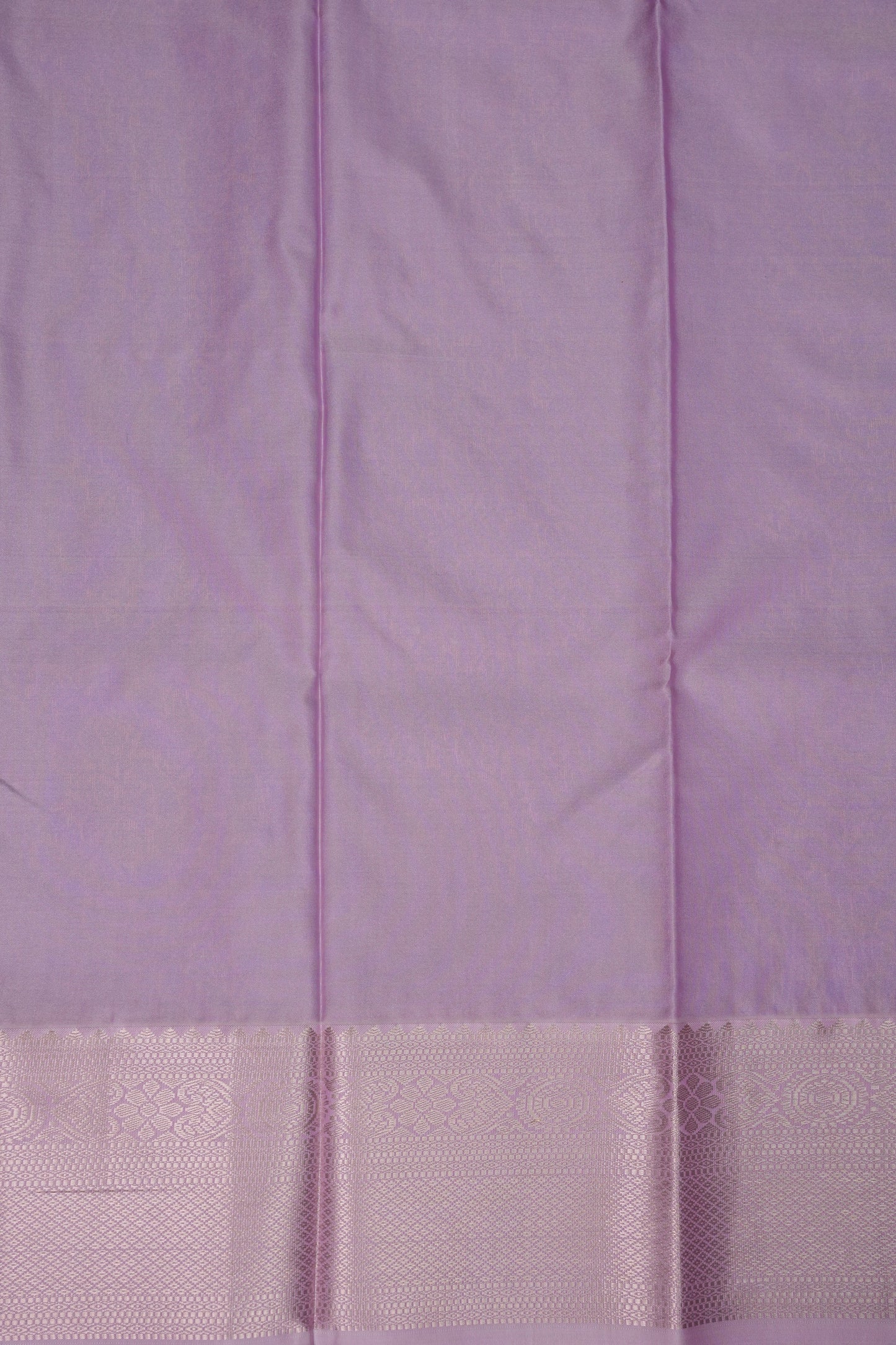 Kanchivaram Semi Silk Saree - Royal Blue with Baby Pink Border