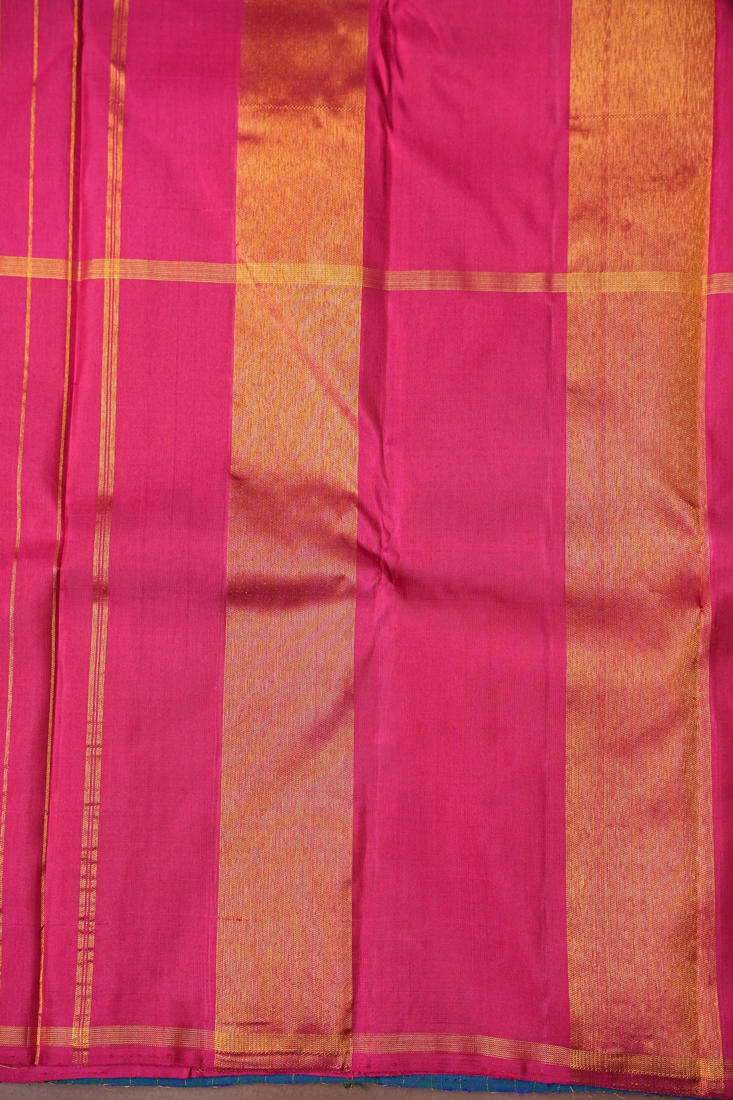 Designer Pure Kanchipuram Silk Saree in Ombre Pattern - Multicolor| Silk Mark Certified
