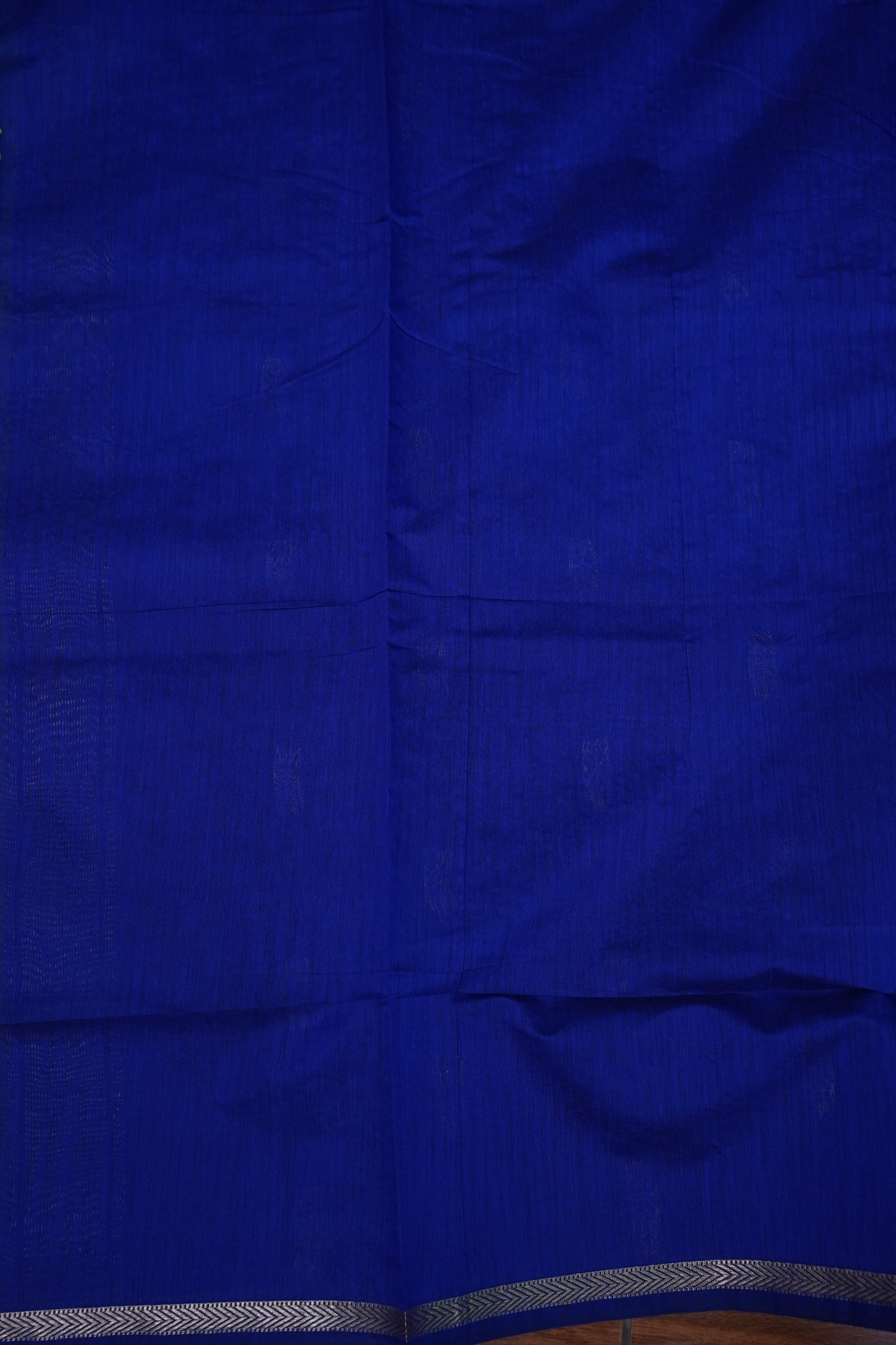 Maheshwari Silk Cotton Saree | Mustard With Red