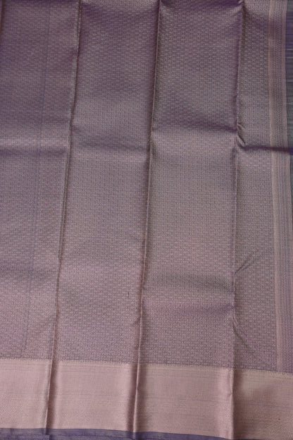 Digital Printed Semi Silk Saree - Ivory with Teal