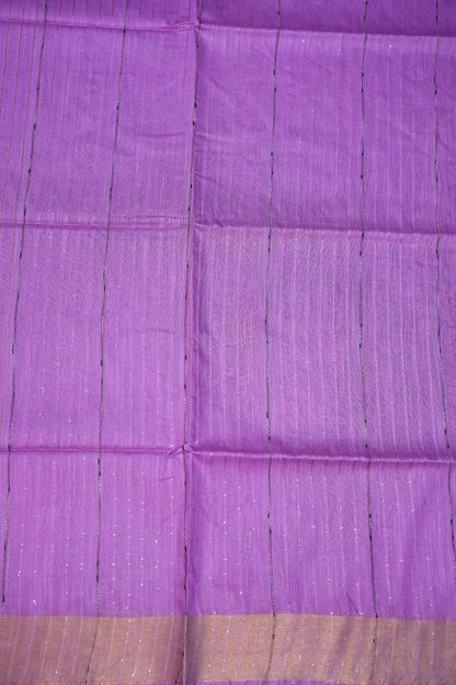 Semi Tussar Staple Saree – Purple