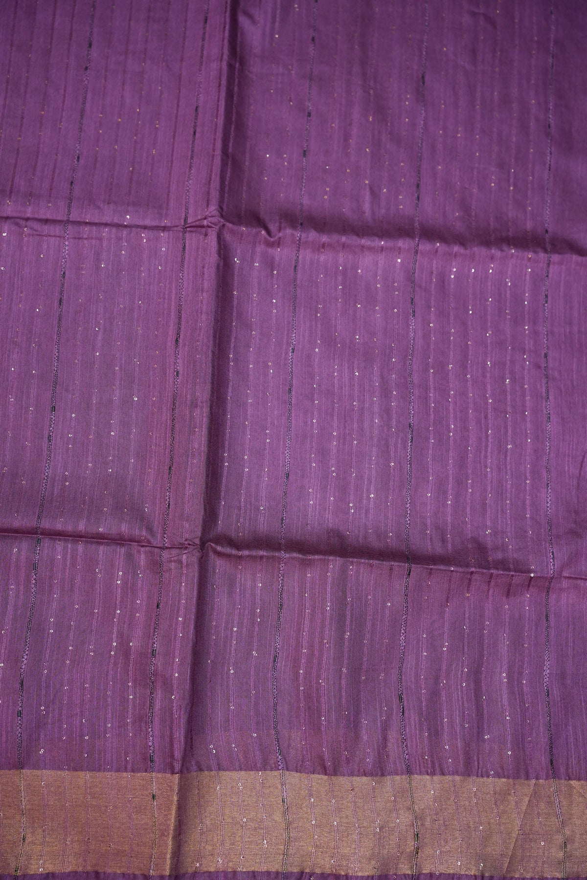 Semi Tussar Staple Saree – Purple