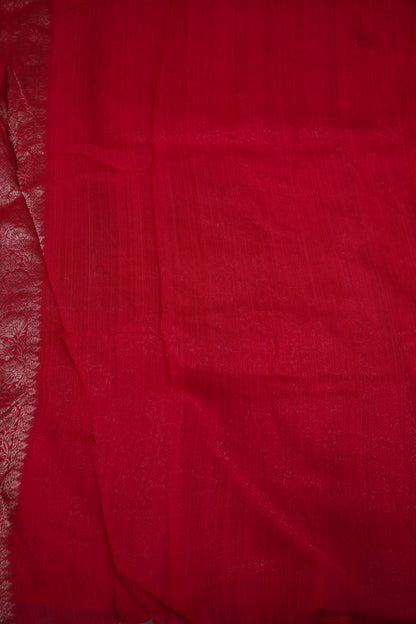 Soft Matka Banarasi Saree with Needle Design Work – Pink