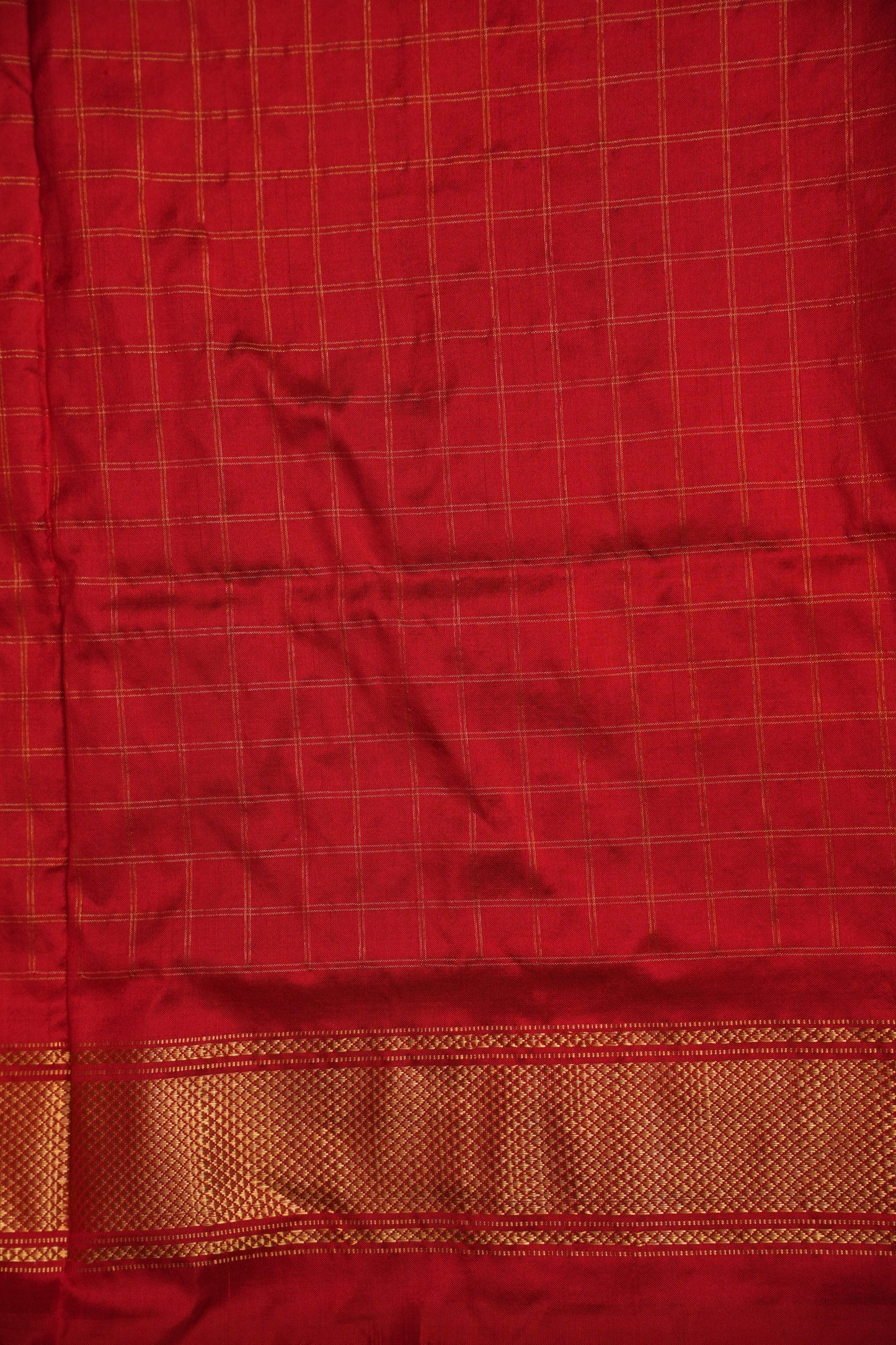 Pure Ikkat Soft Silk Saree - Coffee with Red