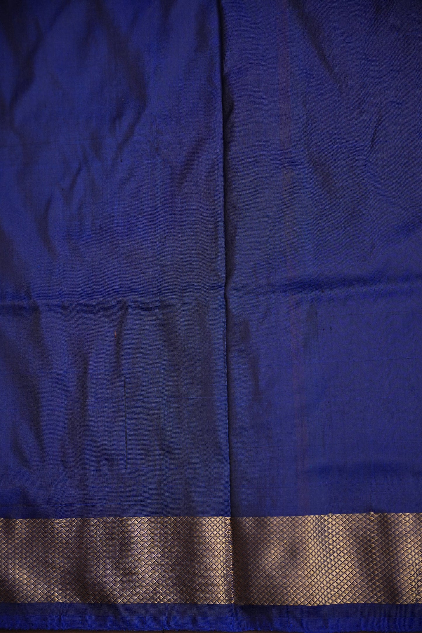 Pure Ikkat Soft Silk Saree - Teal Blue & Royal Blue