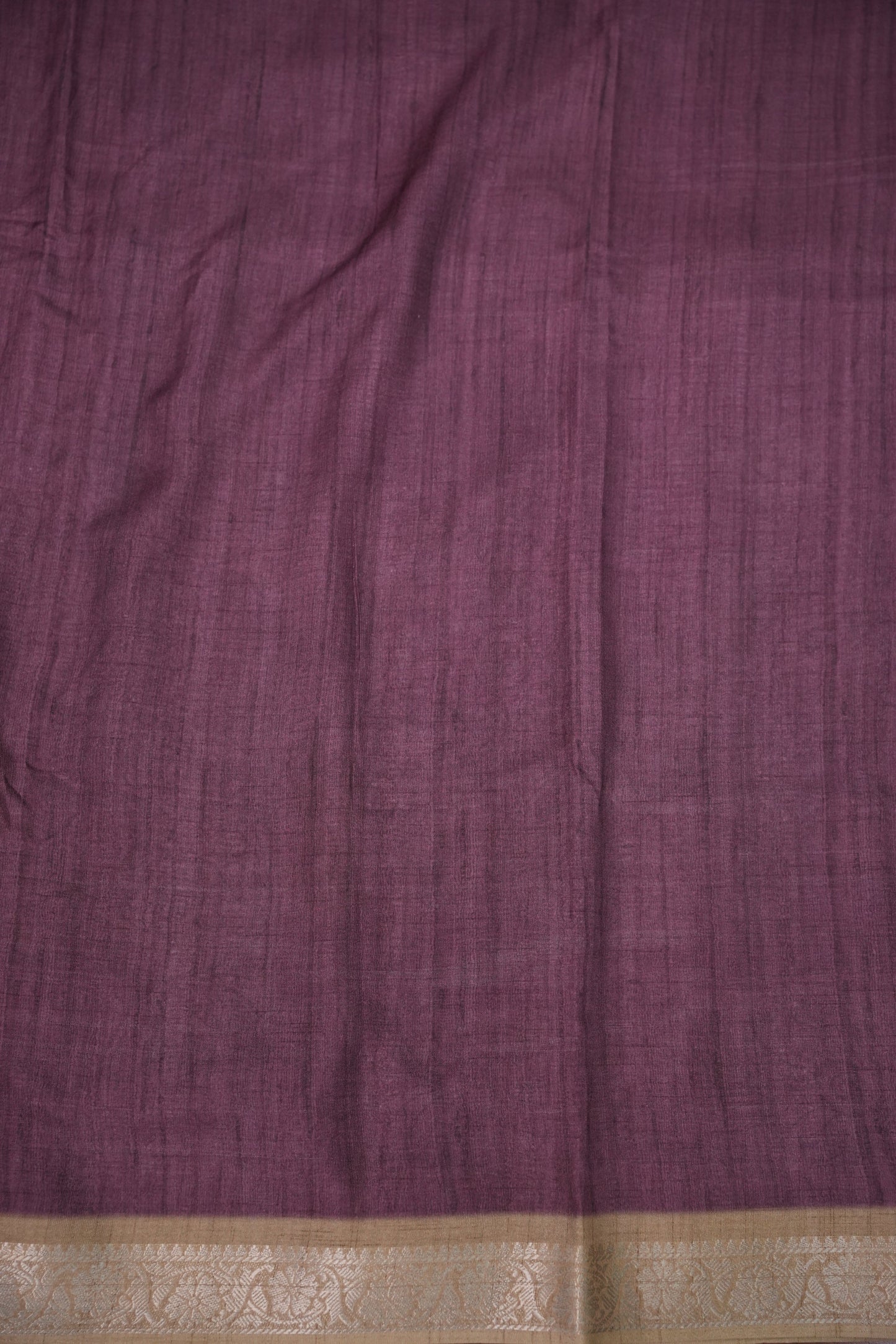 Linen Tussar Saree with Kalamkari Digital Print – Lavender Krishna Theme