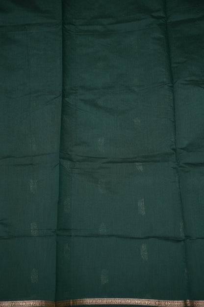 Maheshwari Silk Cotton Saree|Green