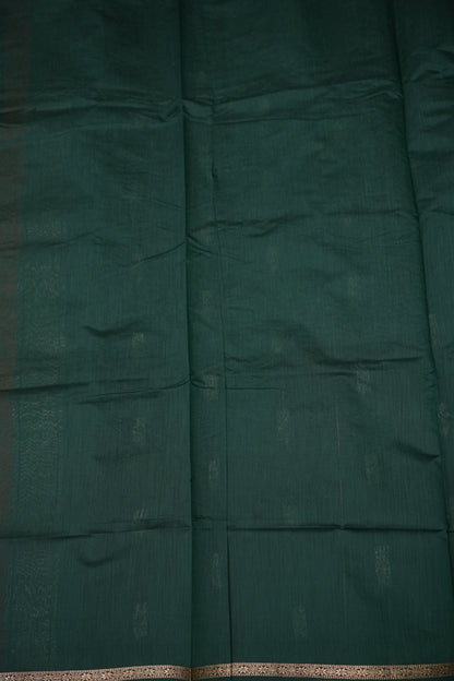 Maheshwari Silk Cotton Saree|Orange & Green