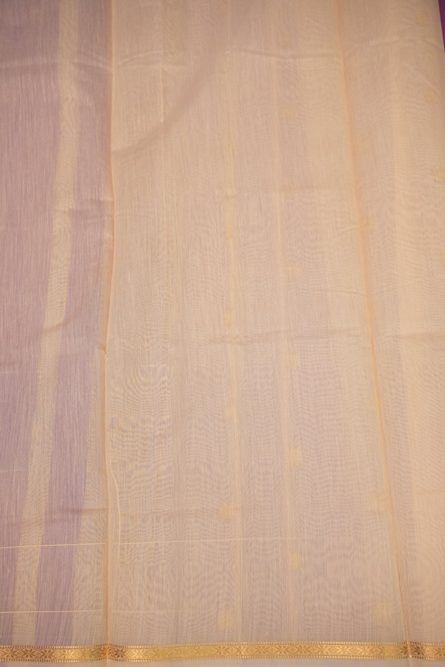 Maheshwari Silk Cotton Saree|Pink and Half White