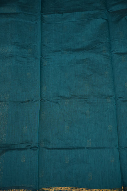 Maheshwari Silk Cotton Saree|Maroon and Teal