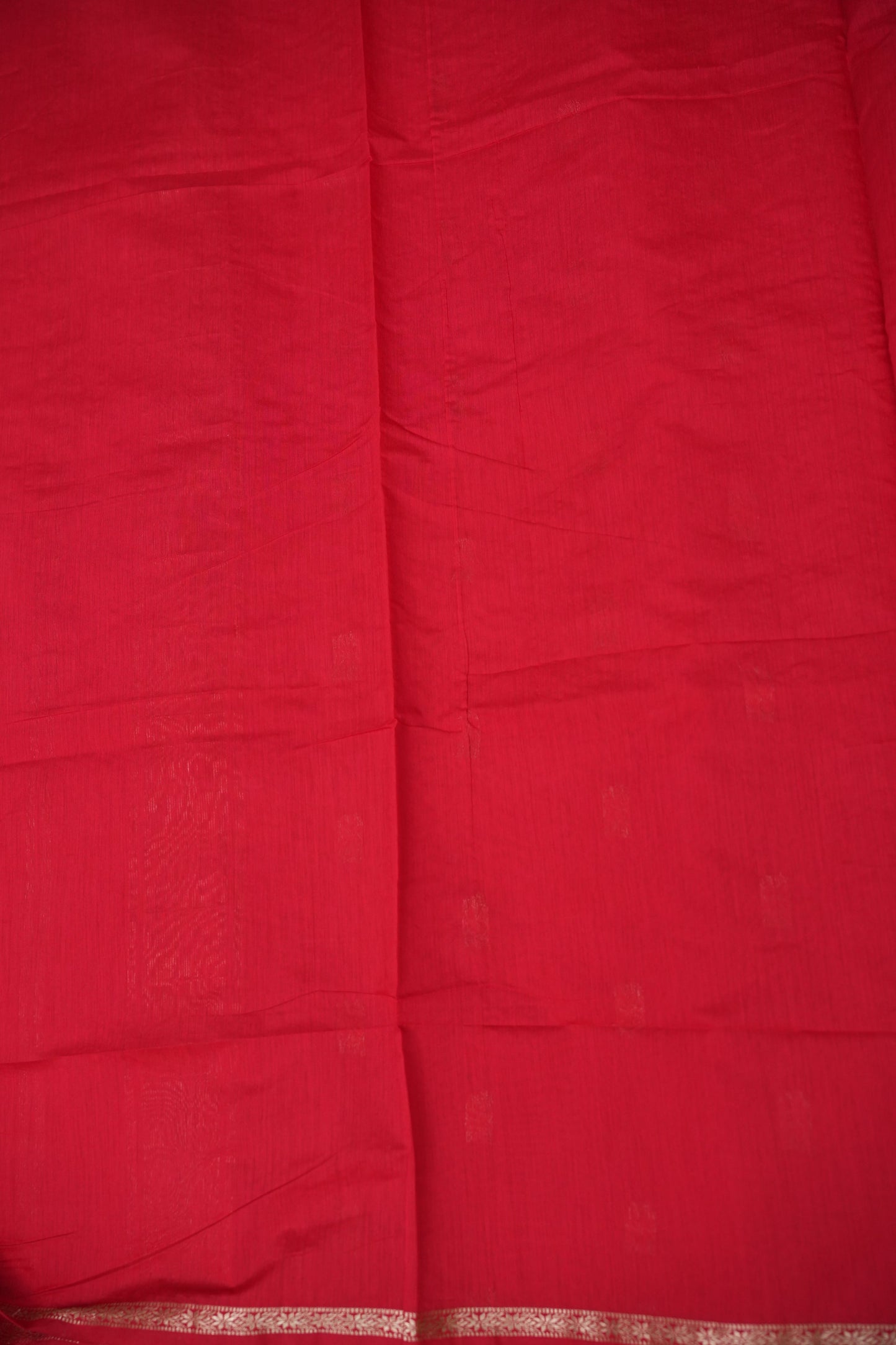 Maheshwari Silk Cotton Saree|Red