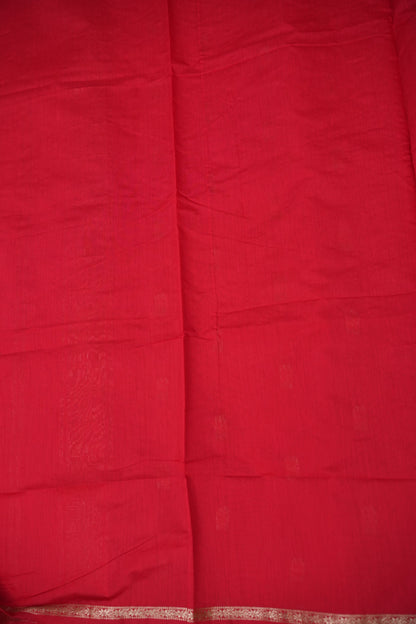 Maheshwari Silk Cotton Saree|Red