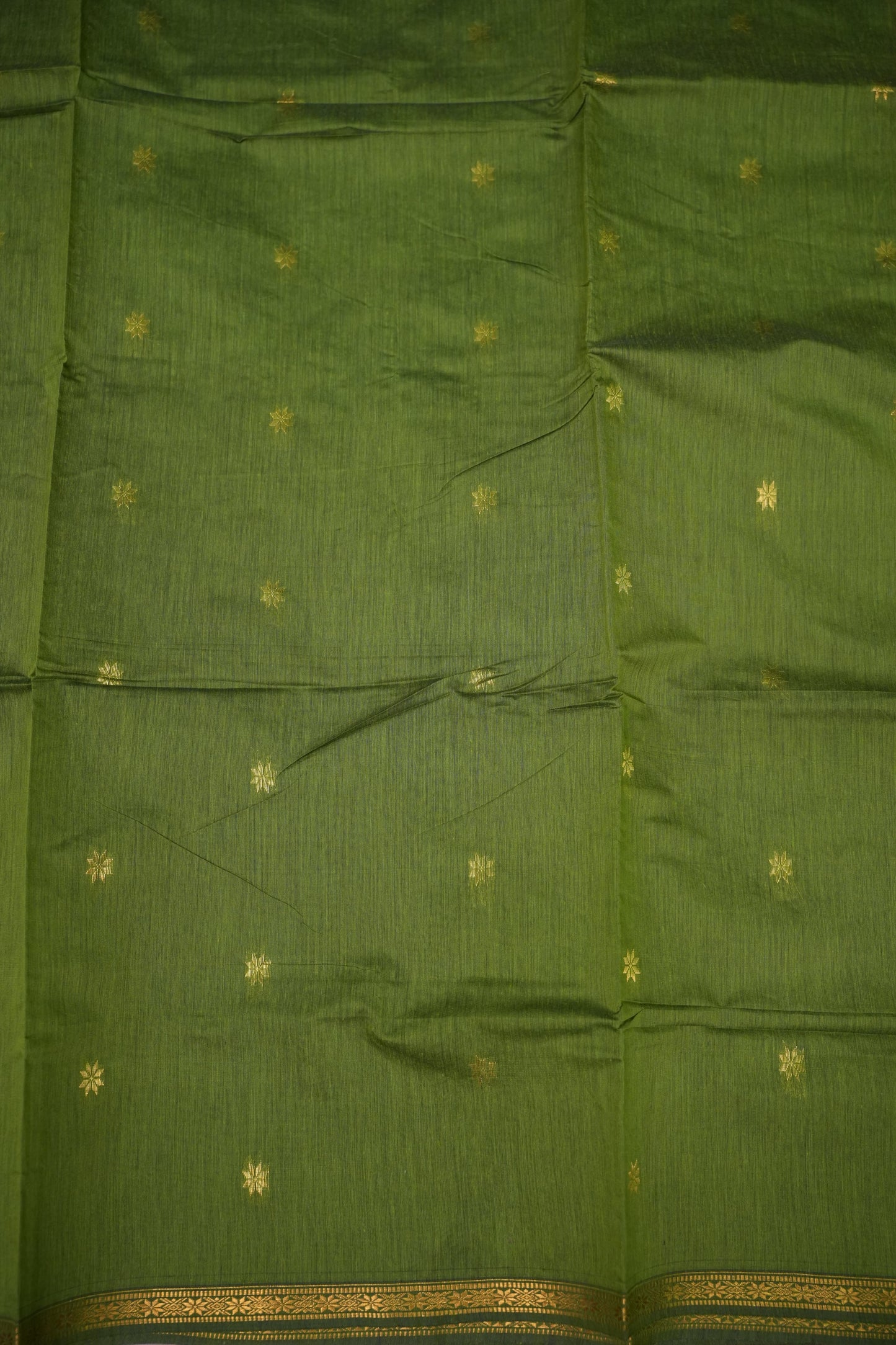 Maheshwari Silk Cotton Saree | Pink and Green