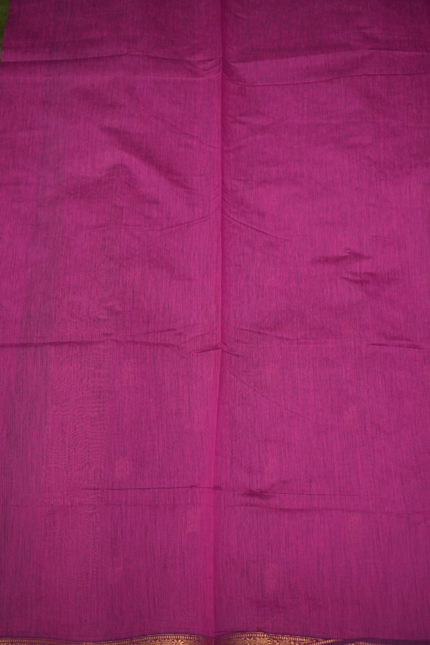 Maheshwari Silk Cotton Saree | Pink and Green