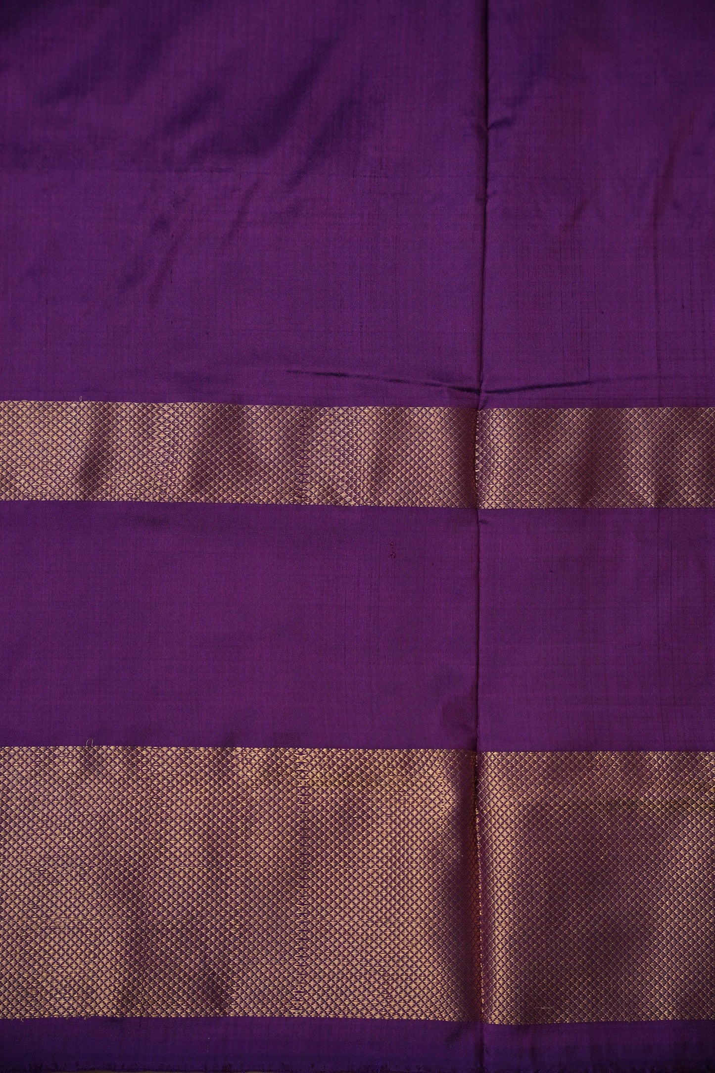 Pure Ikkat Soft Silk Saree - Blue & Deep Purple
